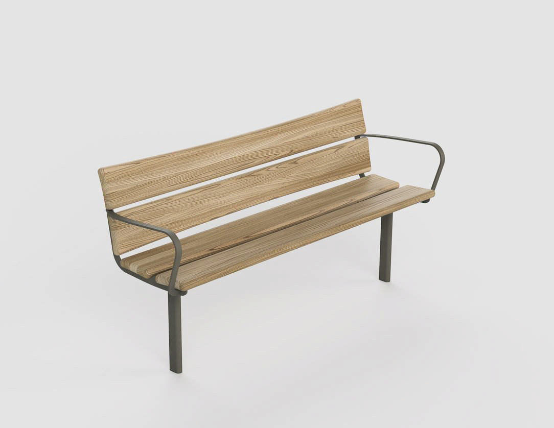 Pillow soffa+ med armstöd