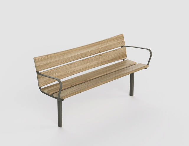 Pillow soffa+ med armstöd