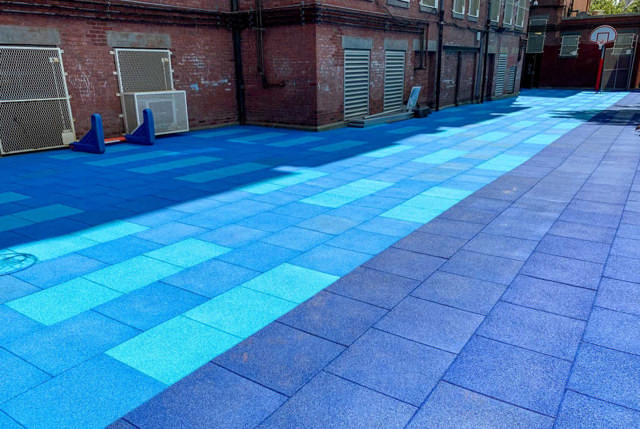 Euroflex EPDM 500x500x30 mm red