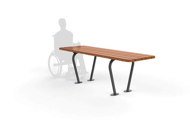 Bänkbord Saltex tillgänglig